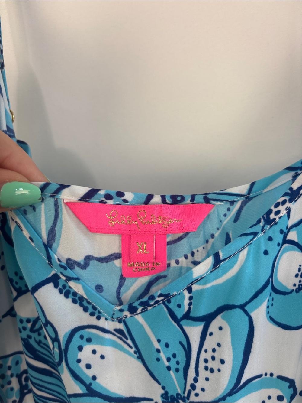 LILLY PULITZER BLUE PRINT ROMPER - Picture 4 of 6